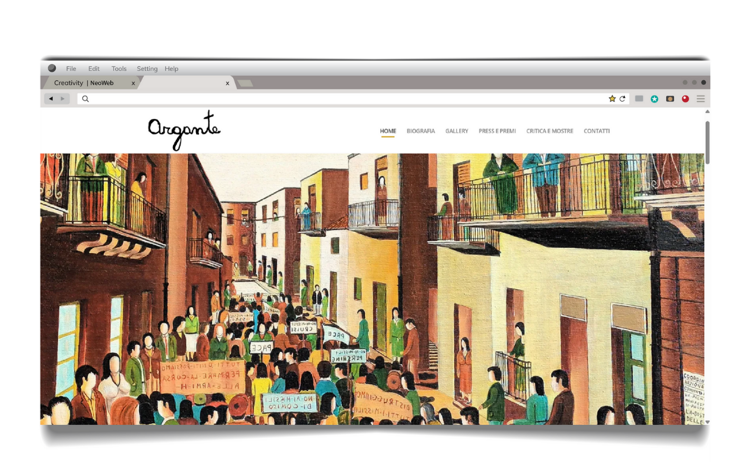 Carmelo Argante - SITO WEB