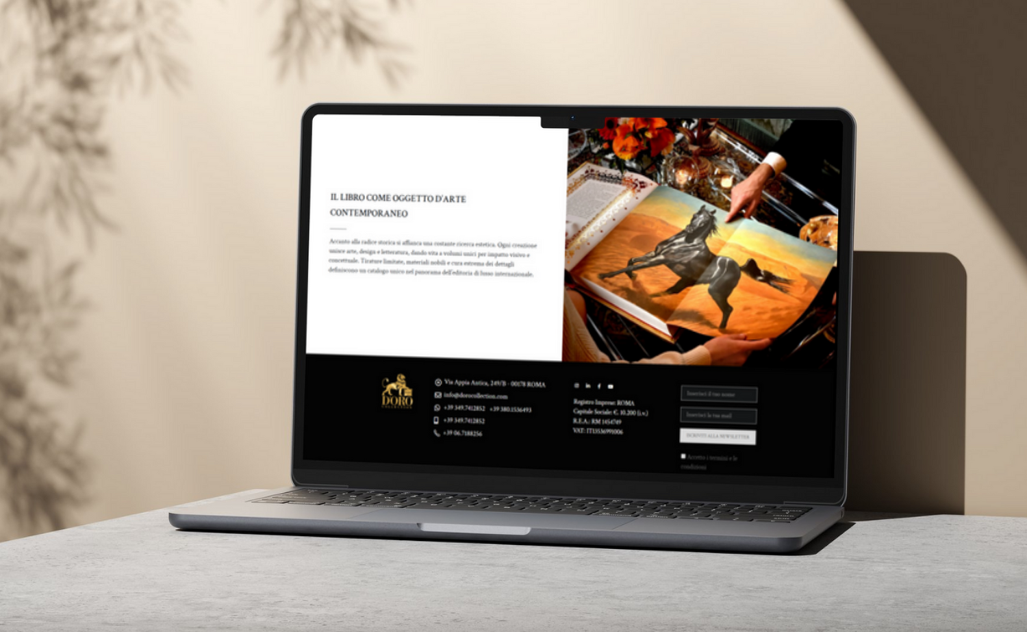 D’ORO Collection - SITO ISTITUZIONALE e E-COMMERCE