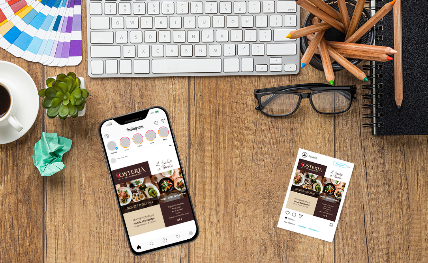 Osteria del Buonumore - BRAND IDENTITY e SITO WEB DINAMICO