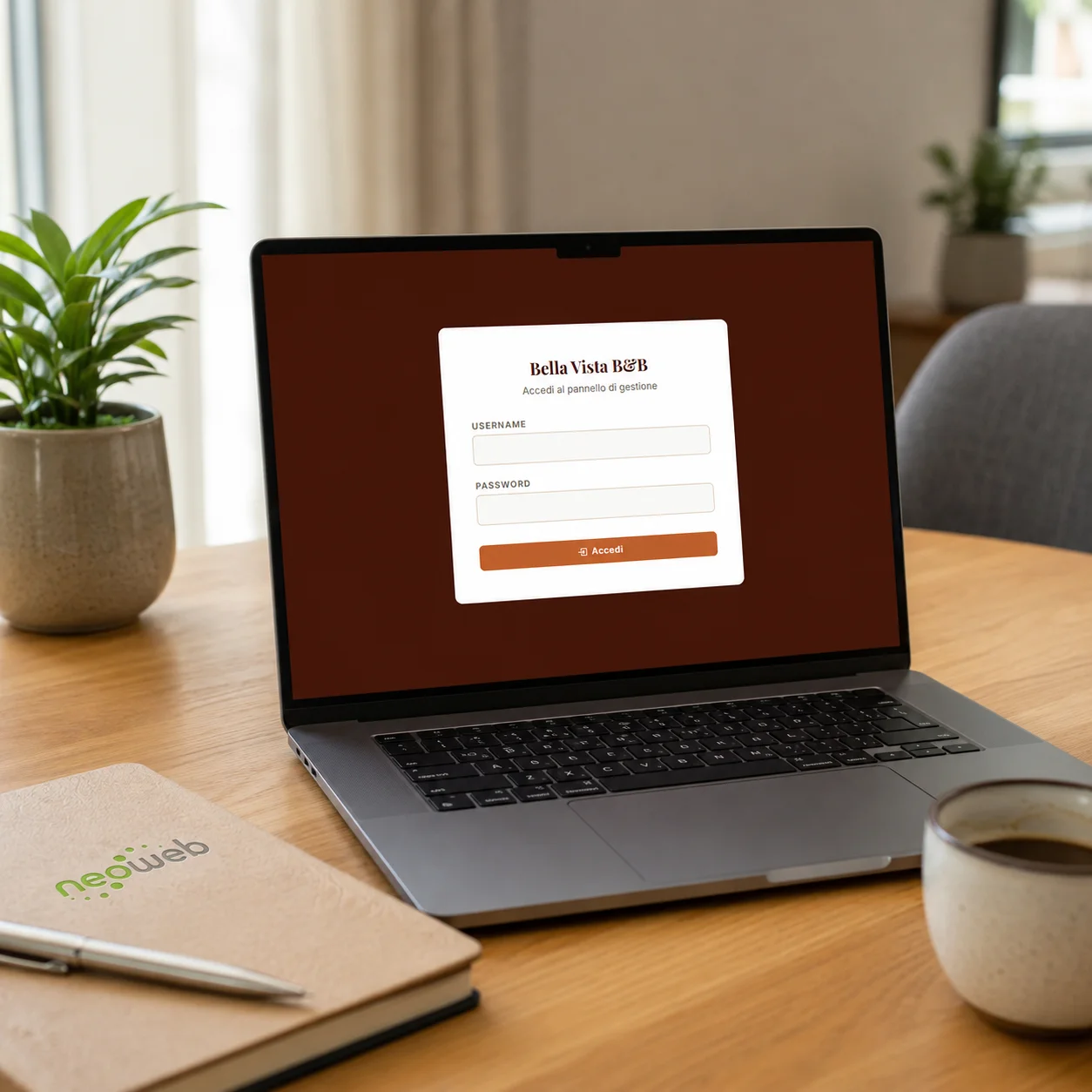 Pannello di gestione - Login