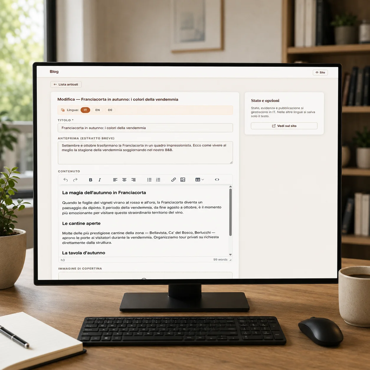 Blog - Gestione contenuti