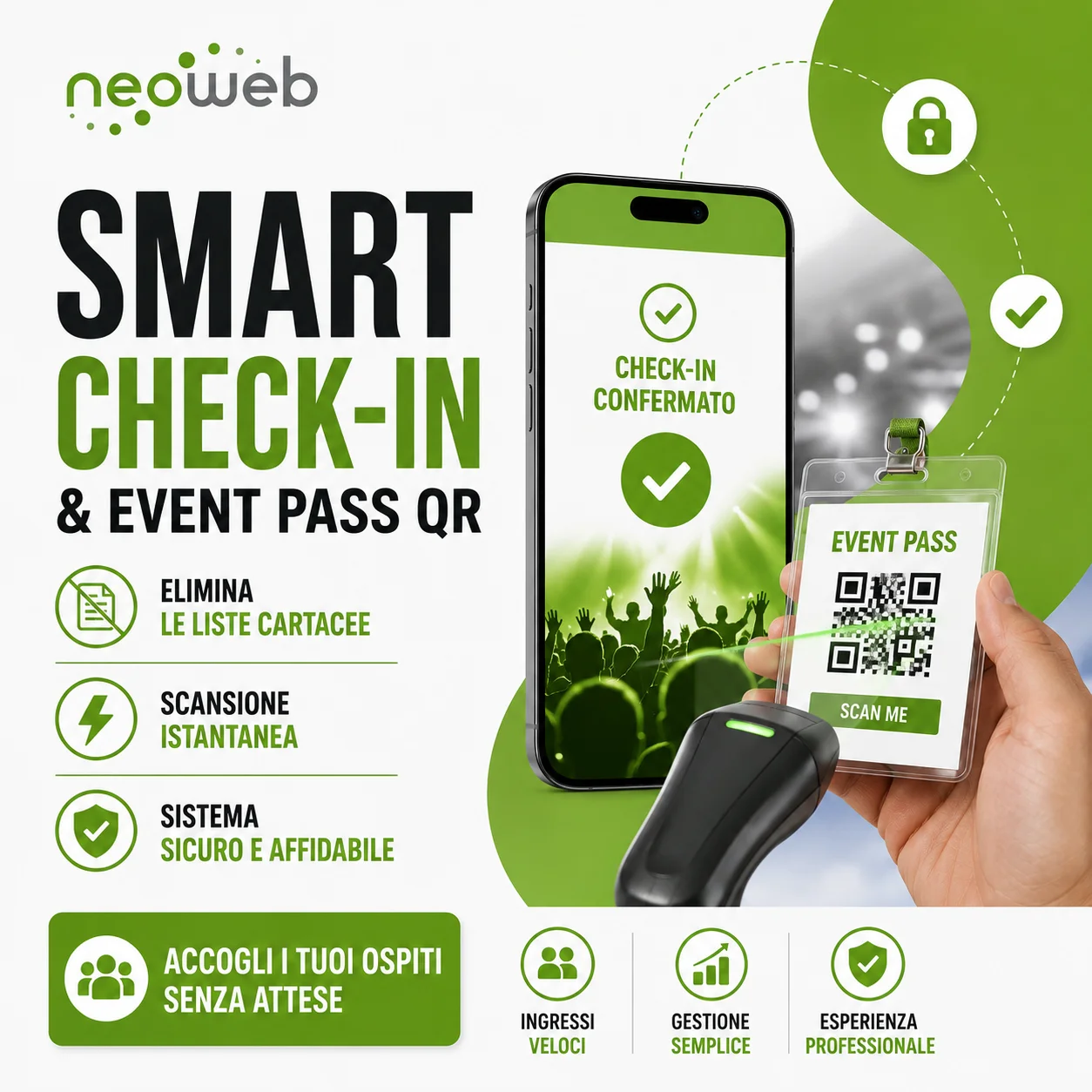 Smart Check-in & Event Pass QR